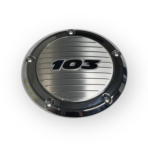 new Harley-Davidson® ⍟  Twin Cam Touring 103 Derby Clutch Cover ⍟ Shiny Chrome ⍟ - Picture 2 of 16